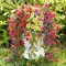 6 Bundles Artificial Hanging Flowers (Multicolor) 2.83"D x 11.13"W x 12.64"H